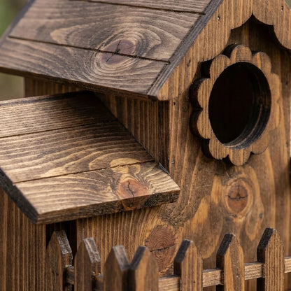 Forest Keeper Oak Birdhouse