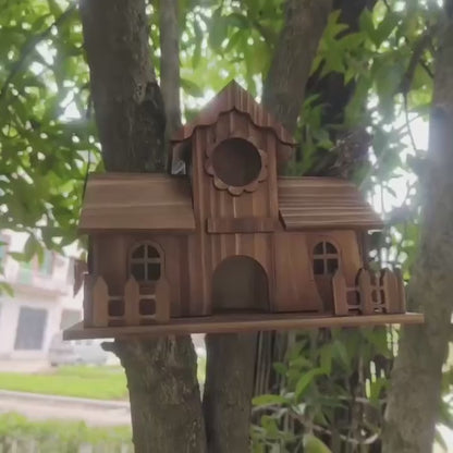 Forest Keeper Oak Birdhouse
