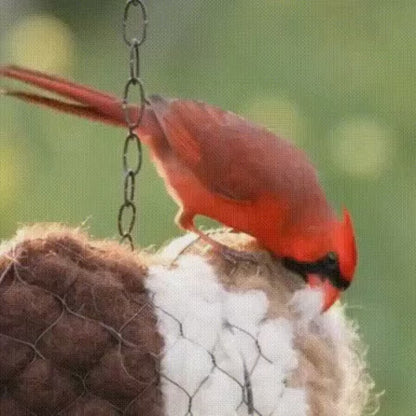 Nesting Heart Alpaca Wool Dispenser